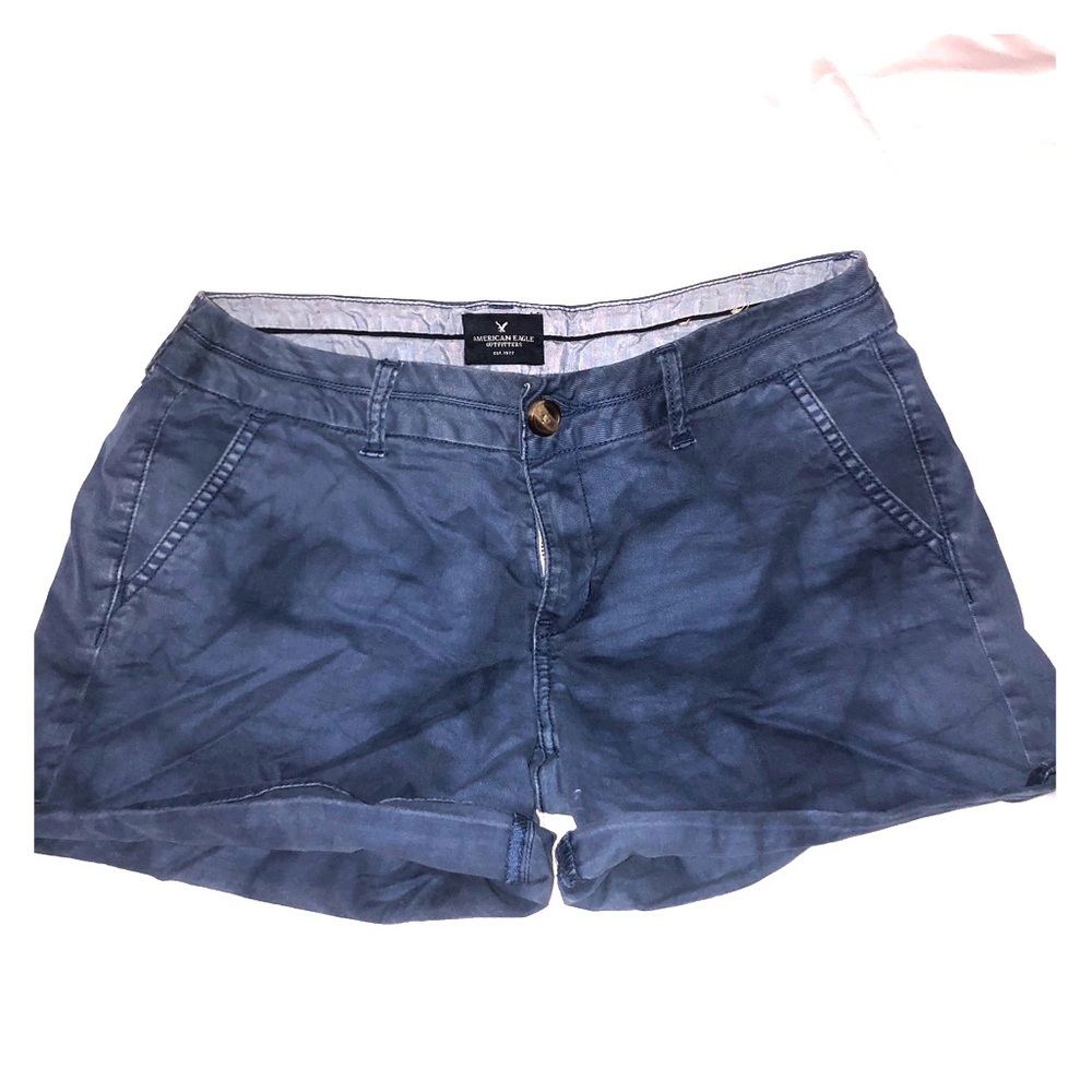 American Eagle Acid wash chino shorts
